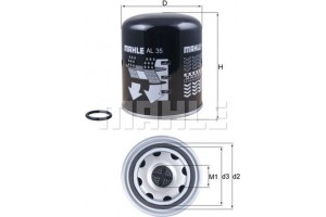 Mahle Στοιχείο αφυγρ., σύστ. πεπ. Αέρα - Al 35
