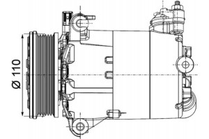 Mahle Συμπιεστής, συστ. Κλιματισμού - Acp 1357 000P