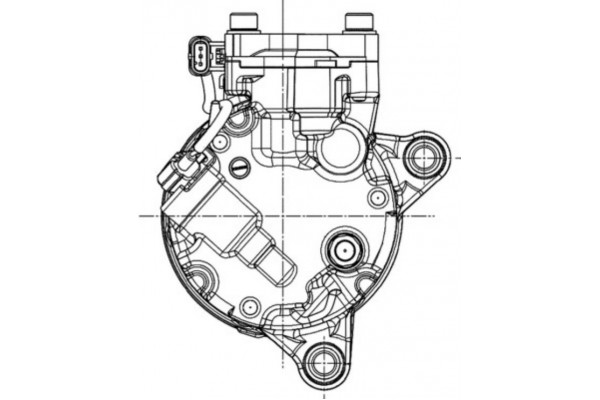 Mahle Συμπιεστής, συστ. Κλιματισμού - Acp 600 000P