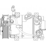 Mahle Συμπιεστής, συστ. Κλιματισμού - Acp 632 000P
