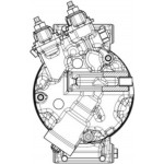 Mahle Συμπιεστής, συστ. Κλιματισμού - Acp 654 000P