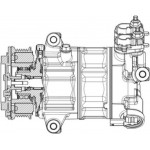 Mahle Συμπιεστής, συστ. Κλιματισμού - Acp 654 000P