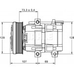 Mahle Συμπιεστής, συστ. Κλιματισμού - Acp 855 000P