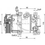 Mahle Συμπιεστής, συστ. Κλιματισμού - Acp 1463 000P