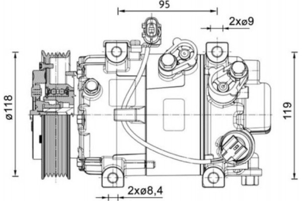 Mahle Συμπιεστής, συστ. Κλιματισμού - Acp 1466 000P Mahle Συμπιεστής, συστ. Κλιματισμού - Acp 1466 000P