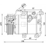 Mahle Συμπιεστής, συστ. Κλιματισμού - Acp 1467 000P