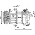 Mahle Συμπιεστής, συστ. Κλιματισμού - Acp 1491 000P