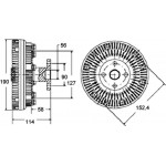 Mahle Συμπλέκτης, Βεντιλατέρ Ψυγείου - Cfc 140 000P