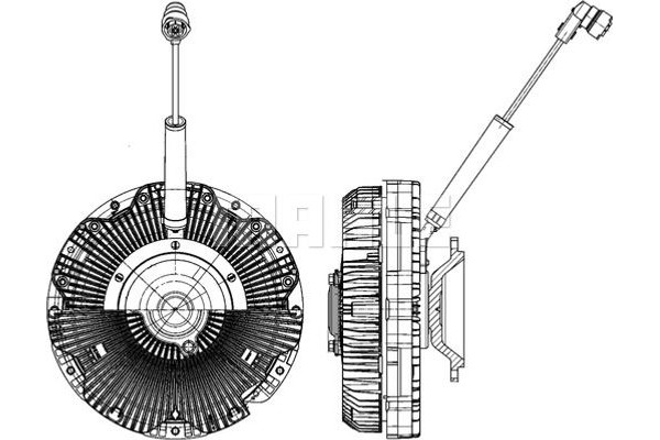 Mahle Συμπλέκτης, Βεντιλατέρ Ψυγείου - Cfc 172 000P