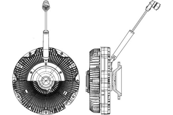 Mahle Συμπλέκτης, Βεντιλατέρ Ψυγείου - Cfc 172 000P