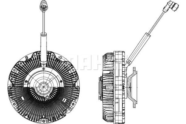 Mahle Συμπλέκτης, Βεντιλατέρ Ψυγείου - Cfc 173 000P