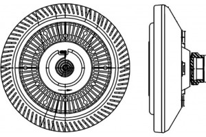 Mahle Συμπλέκτης, Βεντιλατέρ Ψυγείου - Cfc 212 000P