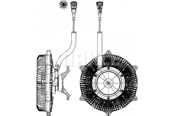 Mahle Συμπλέκτης, Βεντιλατέρ Ψυγείου - Cfc 215 000P