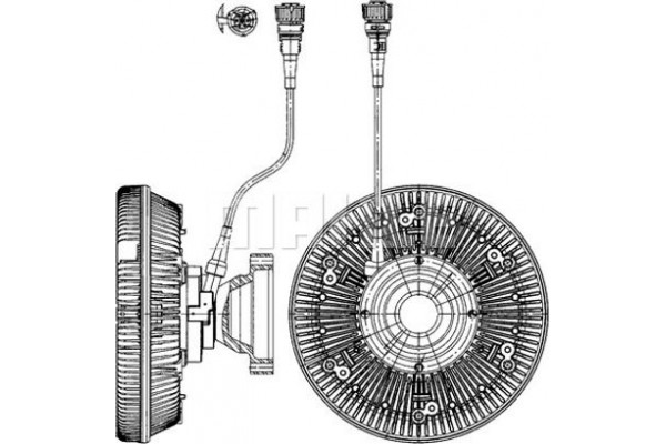 Mahle Συμπλέκτης, Βεντιλατέρ Ψυγείου - Cfc 226 000P