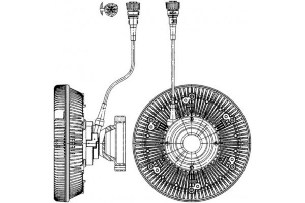 Mahle Συμπλέκτης, Βεντιλατέρ Ψυγείου - Cfc 227 000P