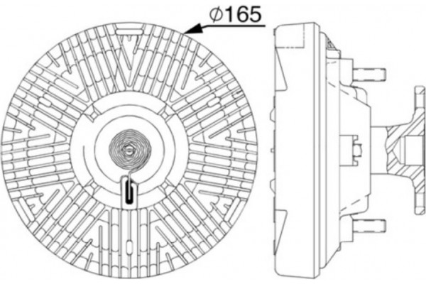 Mahle Συμπλέκτης, Βεντιλατέρ Ψυγείου - Cfc 239 000P