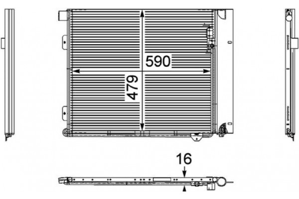 Mahle Συμπυκνωτής, σύστ. Κλιματισμού - Ac 126 000P