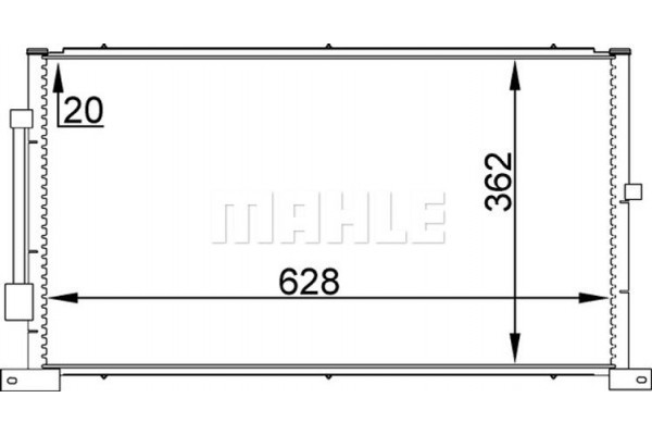 Mahle Συμπυκνωτής, σύστ. Κλιματισμού - Ac 258 000S