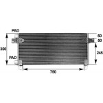 Mahle Συμπυκνωτής, σύστ. Κλιματισμού - Ac 282 000P