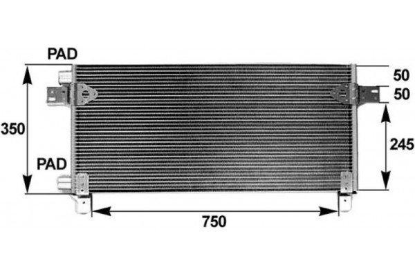 Mahle Συμπυκνωτής, σύστ. Κλιματισμού - Ac 282 000P