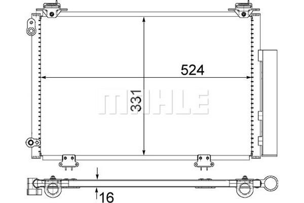 Mahle Συμπυκνωτής, σύστ. Κλιματισμού - Ac 292 000S