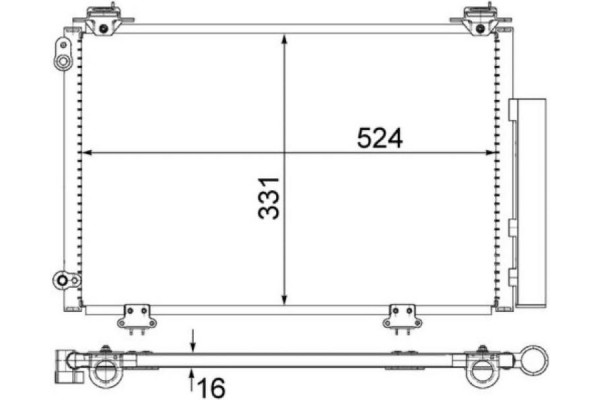 Mahle Συμπυκνωτής, σύστ. Κλιματισμού - Ac 292 000S