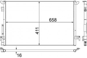 Mahle Συμπυκνωτής, σύστ. Κλιματισμού - Ac 294 000S