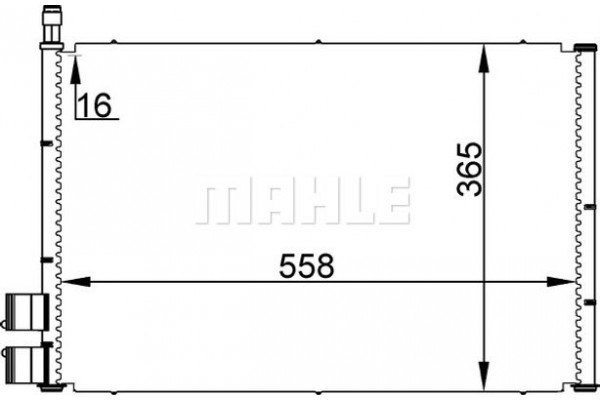 Mahle Συμπυκνωτής, σύστ. Κλιματισμού - Ac 298 000S