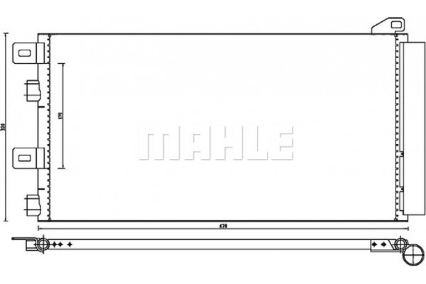 Mahle Συμπυκνωτής, σύστ. Κλιματισμού - Ac 312 000P