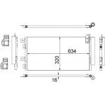 Mahle Συμπυκνωτής, σύστ. Κλιματισμού - Ac 312 001S