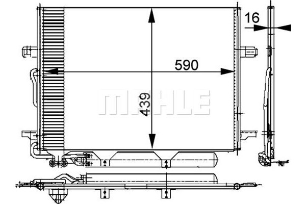 Mahle Συμπυκνωτής, σύστ. Κλιματισμού - Ac 318 000P