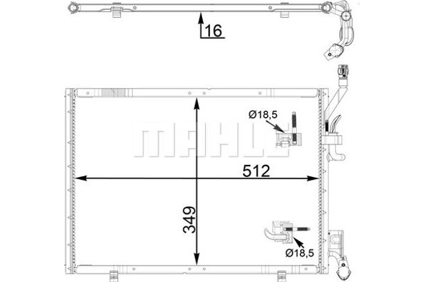 Mahle Συμπυκνωτής, σύστ. Κλιματισμού - Ac 31 000P