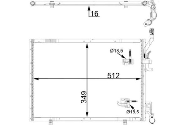 Mahle Συμπυκνωτής, σύστ. Κλιματισμού - Ac 31 000P