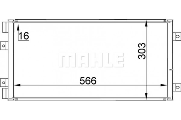 Mahle Συμπυκνωτής, σύστ. Κλιματισμού - Ac 320 000S