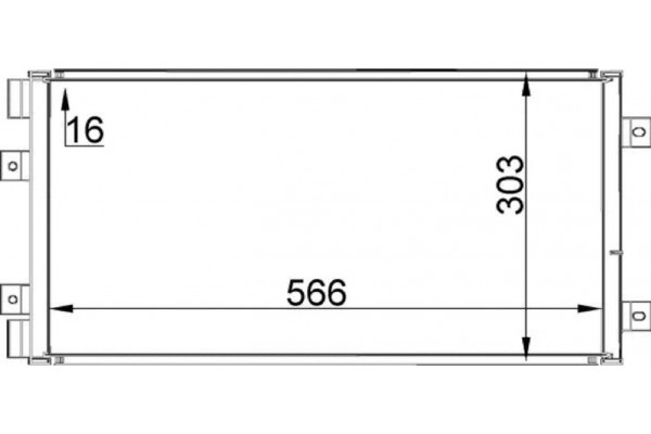 Mahle Συμπυκνωτής, σύστ. Κλιματισμού - Ac 320 000S