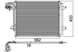 Mahle Συμπυκνωτής, σύστ. Κλιματισμού - Ac 325 000P