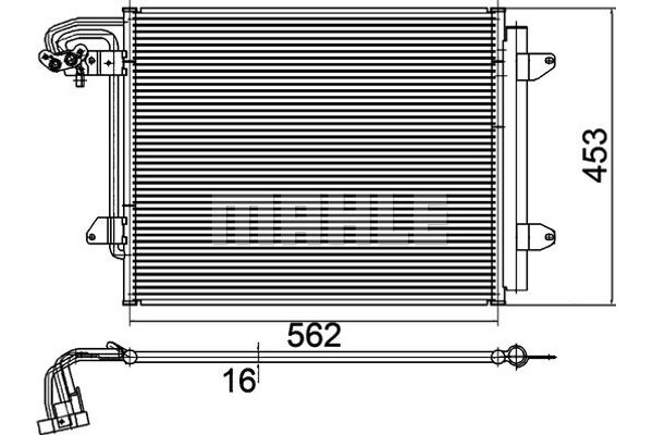 Mahle Συμπυκνωτής, σύστ. Κλιματισμού - Ac 325 000P