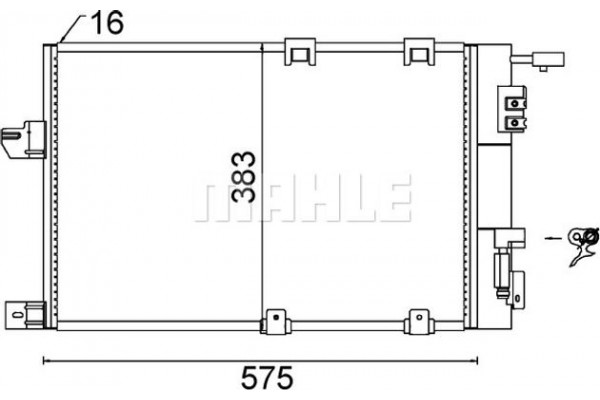 Mahle Συμπυκνωτής, σύστ. Κλιματισμού - Ac 339 000S