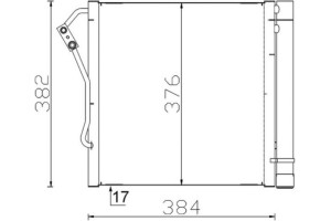 Mahle Συμπυκνωτής, σύστ. Κλιματισμού - Ac 340 000S