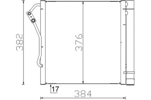Mahle Συμπυκνωτής, σύστ. Κλιματισμού - Ac 340 000S