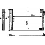 Mahle Συμπυκνωτής, σύστ. Κλιματισμού - Ac 344 000P