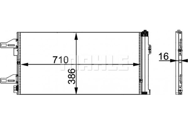 Mahle Συμπυκνωτής, σύστ. Κλιματισμού - Ac 363 000P