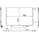 Mahle Συμπυκνωτής, σύστ. Κλιματισμού - Ac 370 000P