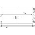 Mahle Συμπυκνωτής, σύστ. Κλιματισμού - Ac 372 000S