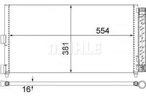 Mahle Συμπυκνωτής, σύστ. Κλιματισμού - Ac 372 000S