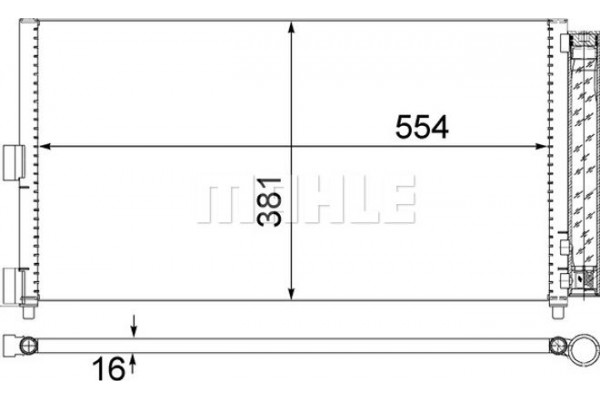 Mahle Συμπυκνωτής, σύστ. Κλιματισμού - Ac 372 000S