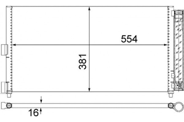 Mahle Συμπυκνωτής, σύστ. Κλιματισμού - Ac 372 000S