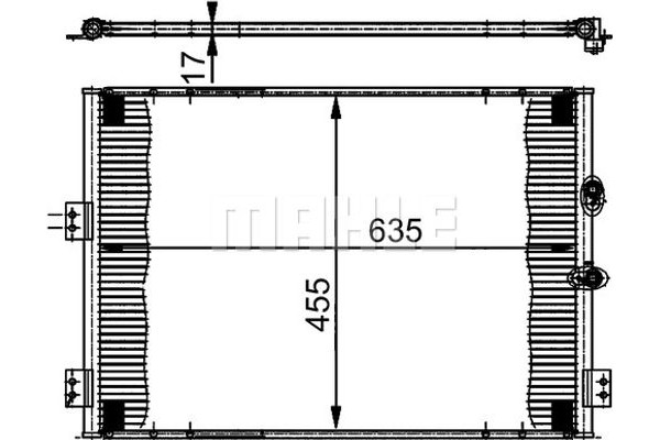 Mahle Συμπυκνωτής, σύστ. Κλιματισμού - Ac 382 000S