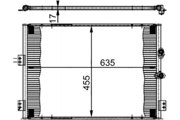 Mahle Συμπυκνωτής, σύστ. Κλιματισμού - Ac 382 000S