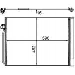 Mahle Συμπυκνωτής, σύστ. Κλιματισμού - Ac 405 000P